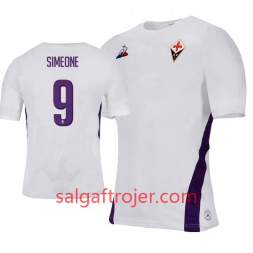 ACF Fiorentina Fodboldtrøjer Simeone 9 Udebanesæt 2018/19 Kort ærmer ACF Fiorentina Fodboldtrøjer Simeone 9 Udebanesæt 2018/19 Kort ærmer